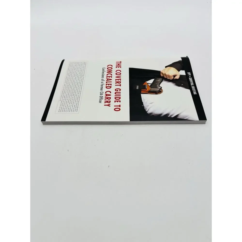 Covert Guide to Concealed Carry Confessions of a Former CIA Officer Book Spy VG